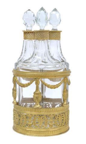 FRENCH EMPIRE STYLE BRONZE DORE