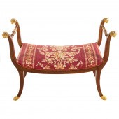 FRENCH EMPIRE STYLE BURLED WOO