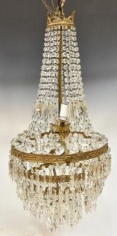 FRENCH EMPIRE STYLE CRYSTAL FO