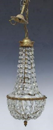 FRENCH EMPIRE STYLE CRYSTAL ON