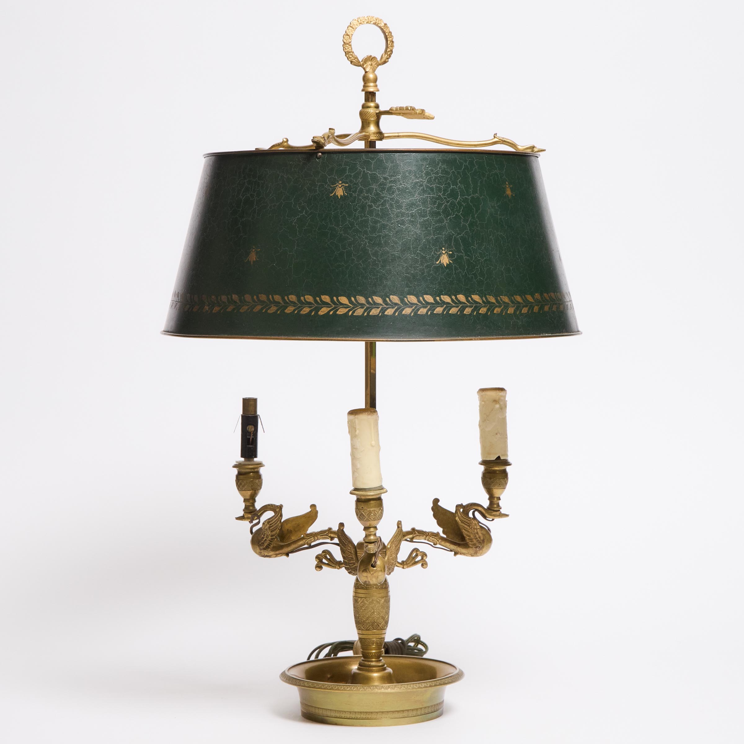French Empire Style Gilt Bronze
