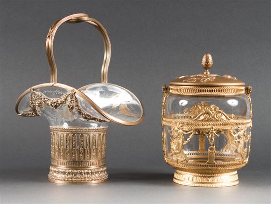 French Empire style gilt-metal