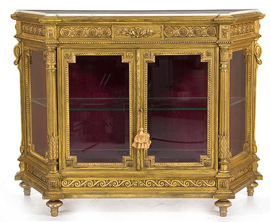 French Empire style giltwood and