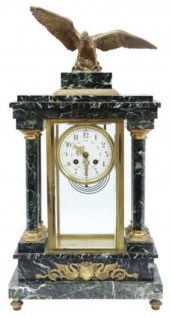 FRENCH EMPIRE STYLE GREEN MARB
