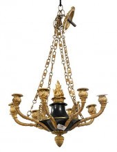FRENCH EMPIRE STYLE HANGING LI