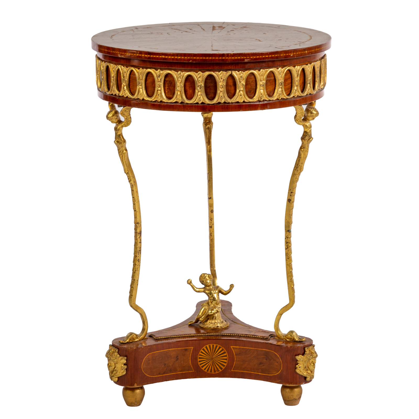 FRENCH EMPIRE STYLE LAMP TABLE 20th
