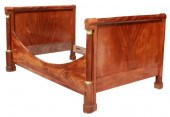FRENCH EMPIRE STYLE MAHOGANY A