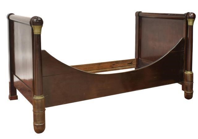FRENCH EMPIRE STYLE MAHOGANY ALCOVE