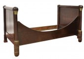 FRENCH EMPIRE STYLE MAHOGANY A