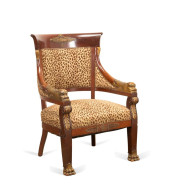 FRENCH EMPIRE STYLE MAHOGANY A