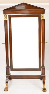 FRENCH EMPIRE STYLE MAHOGANY C