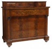 FRENCH EMPIRE STYLE MAHOGANY C