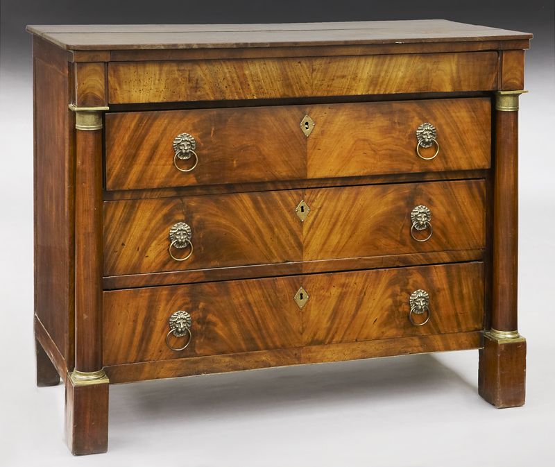French Empire style mahogany