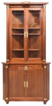 FRENCH EMPIRE STYLE MAHOGANY C