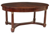FRENCH EMPIRE STYLE MAHOGANY E