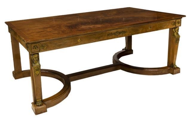 FRENCH EMPIRE STYLE MAHOGANY