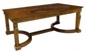 FRENCH EMPIRE STYLE MAHOGANY E