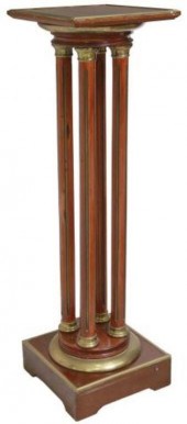 FRENCH EMPIRE STYLE MAHOGANY F