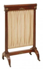 FRENCH EMPIRE STYLE MAHOGANY F