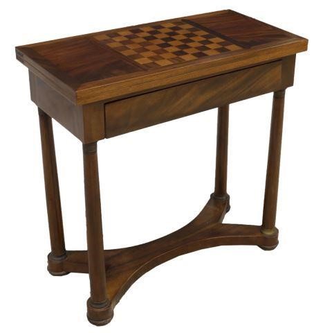 FRENCH EMPIRE STYLE MAHOGANY