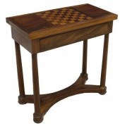 FRENCH EMPIRE STYLE MAHOGANY F