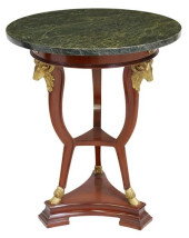 FRENCH EMPIRE STYLE MAHOGANY G