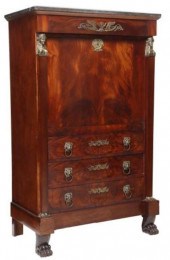 FRENCH EMPIRE STYLE MAHOGANY S