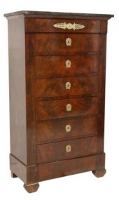 FRENCH EMPIRE STYLE MAHOGANY S