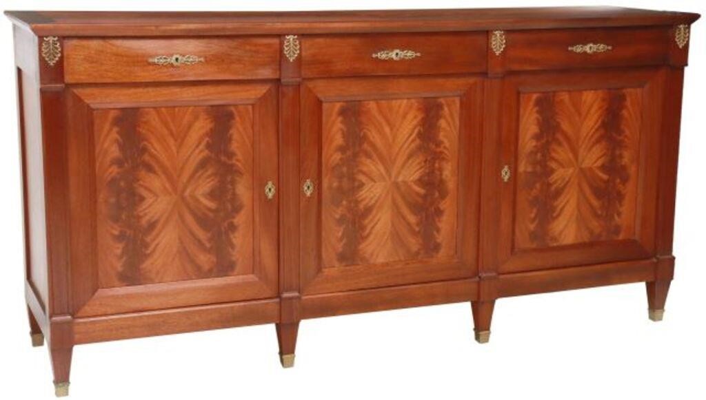 FRENCH EMPIRE STYLE MAHOGANY