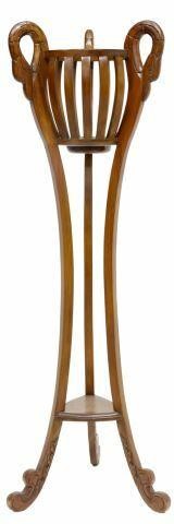 FRENCH EMPIRE STYLE MAHOGANY SWAN