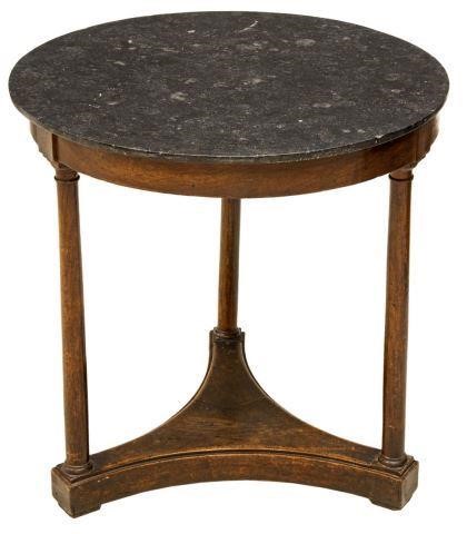 FRENCH EMPIRE STYLE MARBLE &