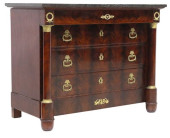 FRENCH EMPIRE STYLE MARBLE-TOP
