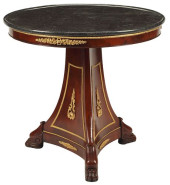 FRENCH EMPIRE STYLE MARBLE-TOP