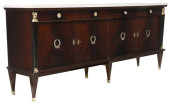 FRENCH EMPIRE STYLE MARBLE-TOP