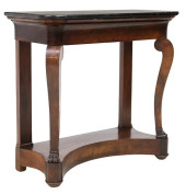 FRENCH EMPIRE STYLE MARBLE-TOP