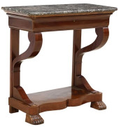 FRENCH EMPIRE STYLE MARBLE-TOP