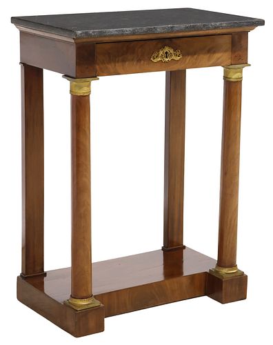 FRENCH EMPIRE STYLE MARBLE-TOP