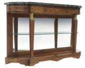 FRENCH EMPIRE STYLE MARBLE-TOP