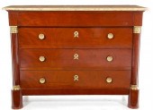 French Empire style marbletop