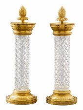 FRENCH EMPIRE STYLE ORMOLU & C