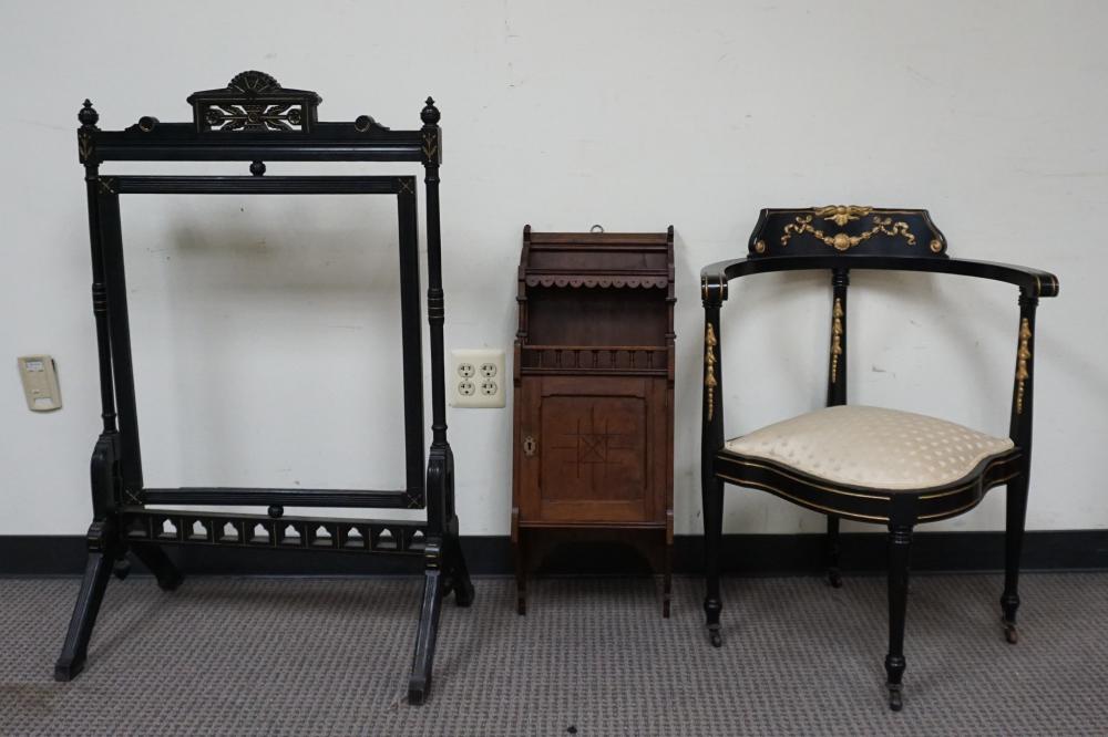 FRENCH EMPIRE STYLE PARCEL GILT