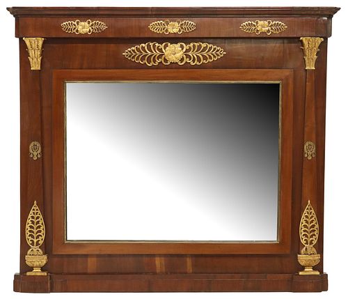 FRENCH EMPIRE STYLE PARCEL-GILT