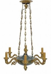 FRENCH EMPIRE STYLE TOLE PEINT