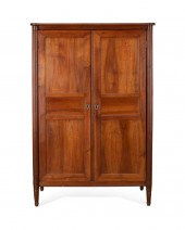 FRENCH EMPIRE STYLE WALNUT ARM
