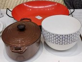 FRENCH ENAMEL COOKWARE, INCLUD