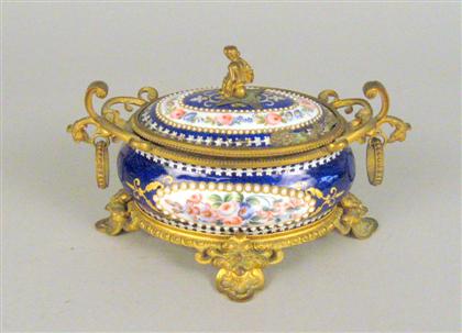 French enamel, 'jewel' and gilt