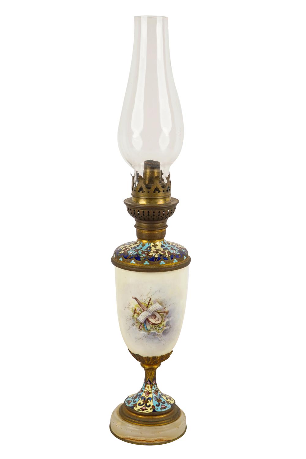 FRENCH ENAMEL & PORCELAIN OIL