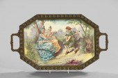French Enameled Brass-Mounted