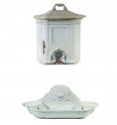 FRENCH ENAMELED CAST IRON LAVA