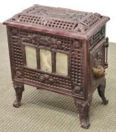FRENCH ENAMELED CAST IRON WOOD